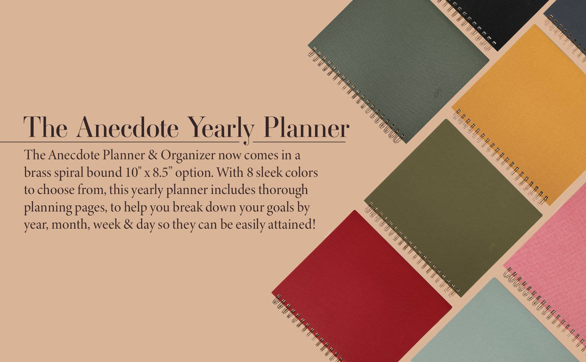 The Yearly Planner - Spiral - Undated