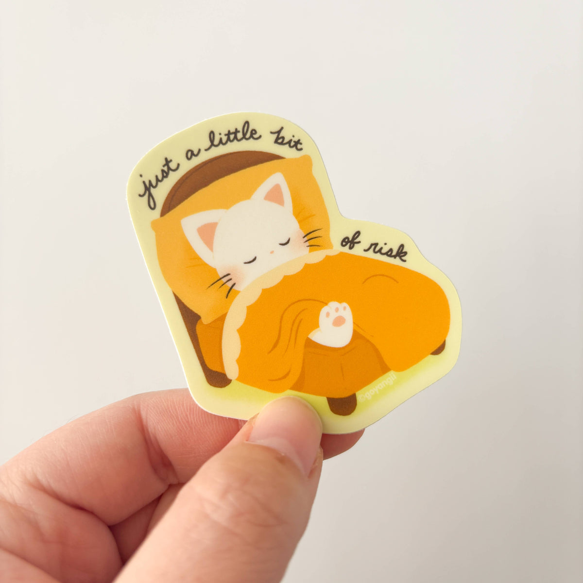 Little Risky Waterproof Vinyl Sticker