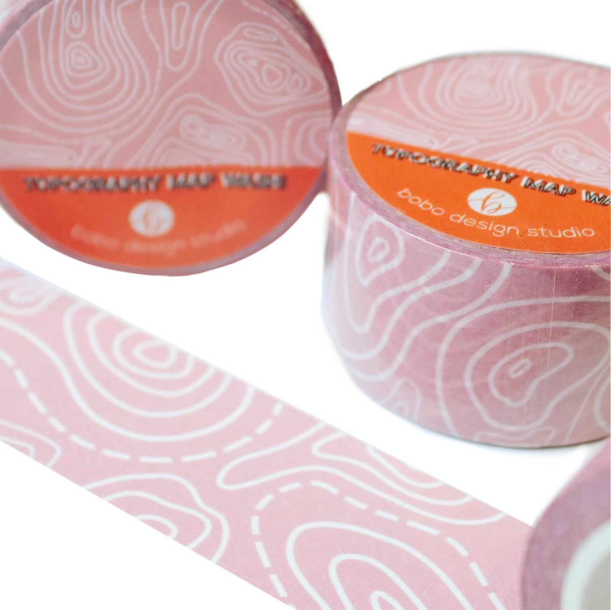 Topography - Washi Tape - 1"