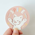 Spite Cat Waterproof Vinyl Sticker