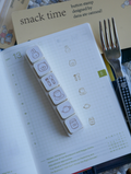 Snack time - button stamp