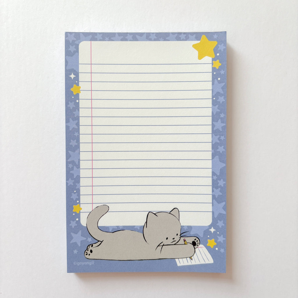 Kitty Homework Notepad - Memopad