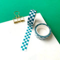 Green Checker - Washi Tape - 15mm