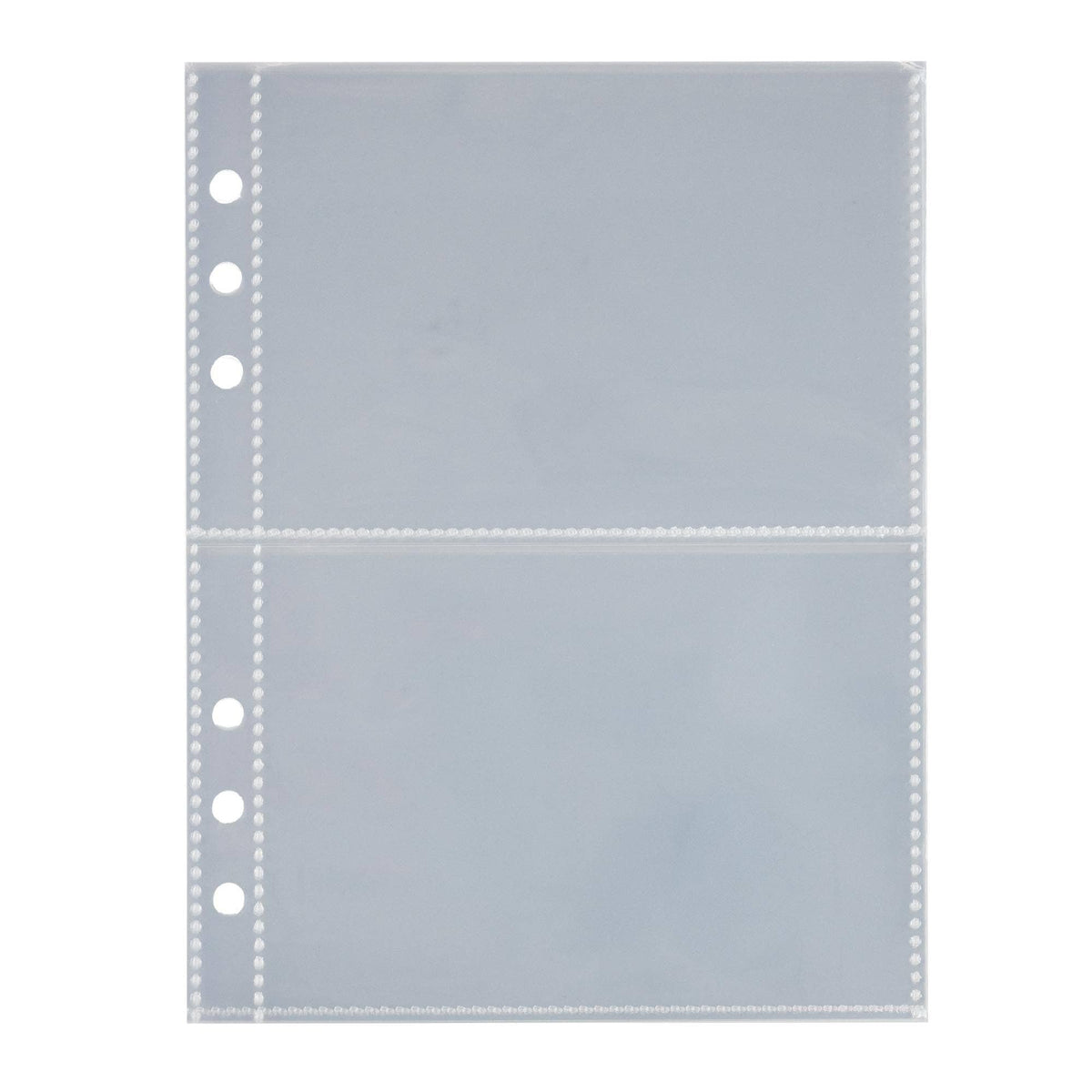Clear 2-Pocket Refill Sheet (10 Sheets)