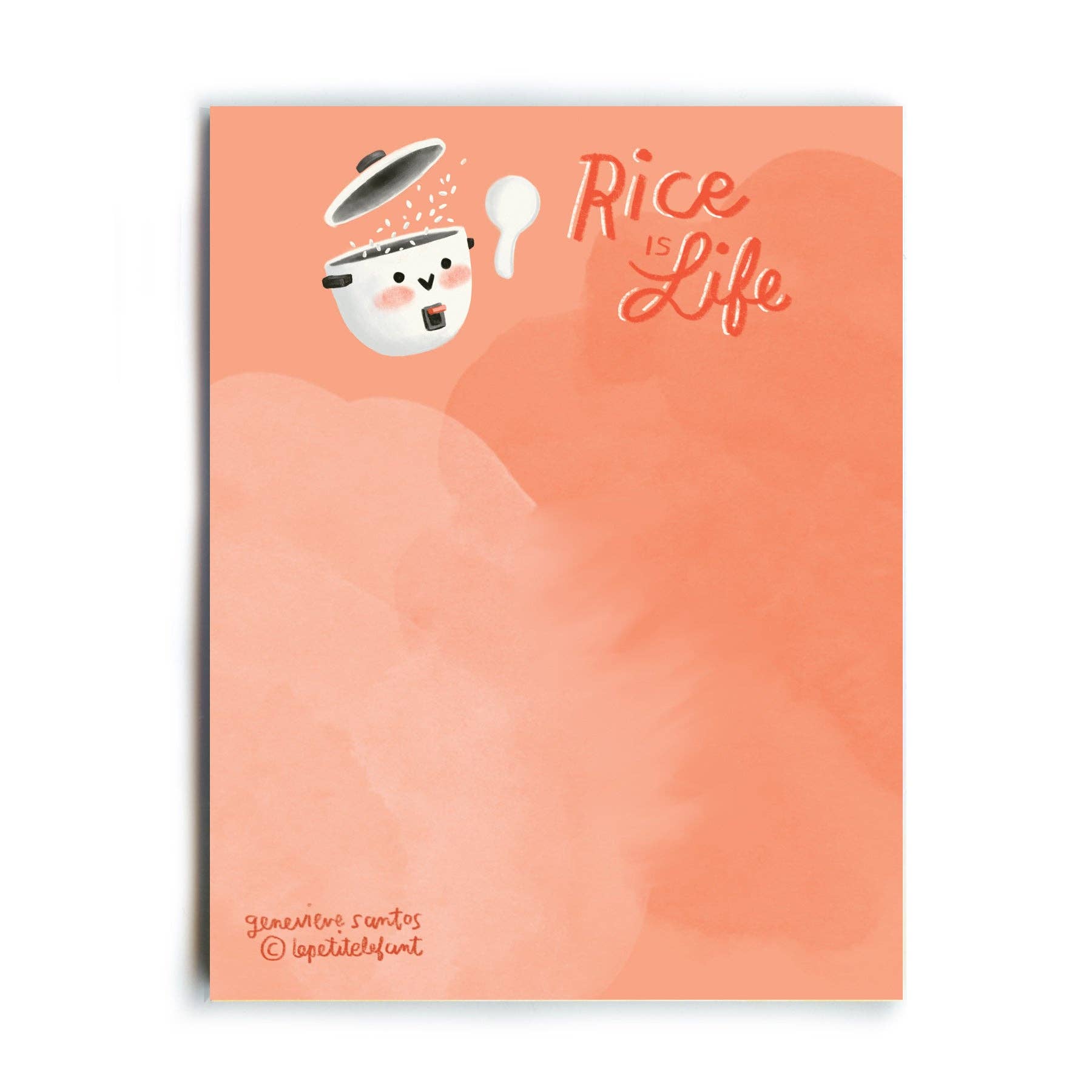 Rice is Life Notepad