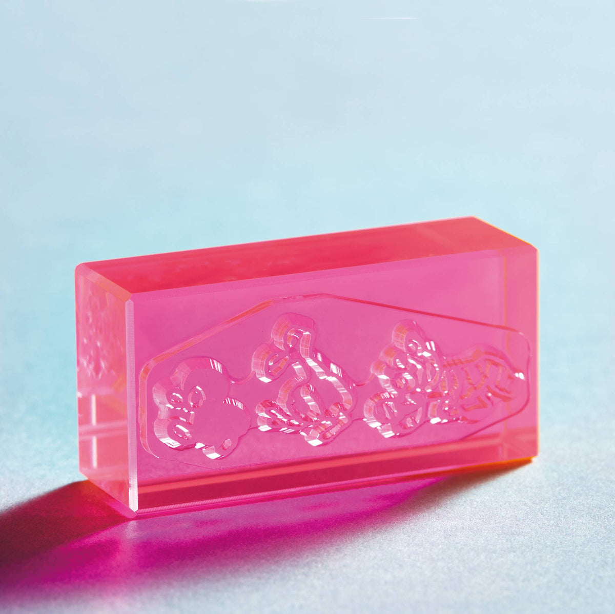 KORI JIRUSHI Color Acrylic Stamp — 3pcs Set