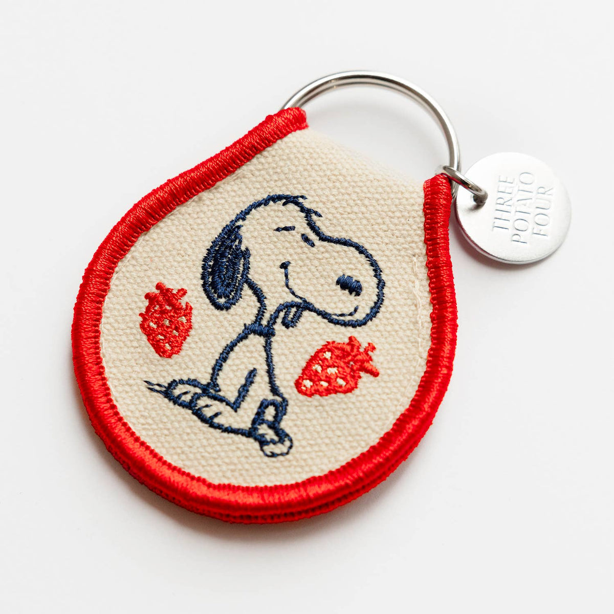 3P4 x Peanuts® - Snoopy Strawberry Patch Keychain