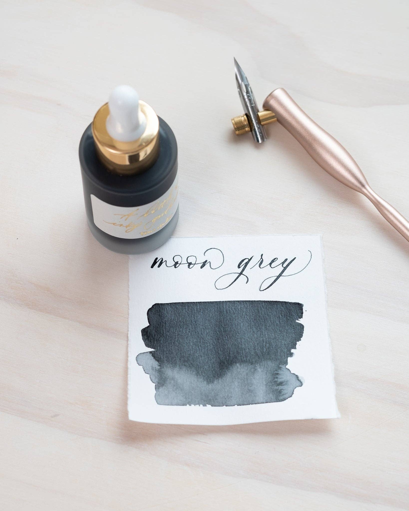 Moon Grey - Calligraphy Ink