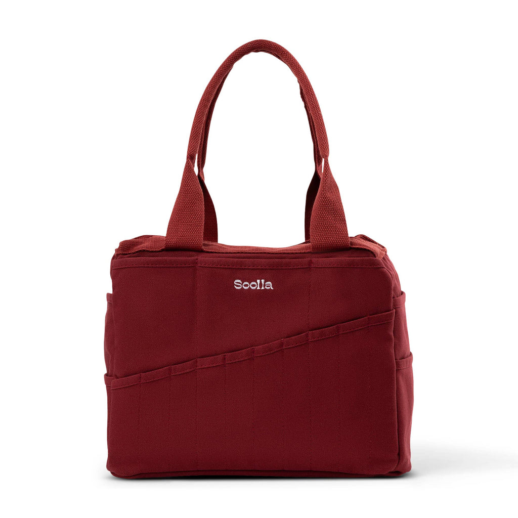 Soolla Studio Artist Bag, Sangria, Knitting Crochet Yarn Bag