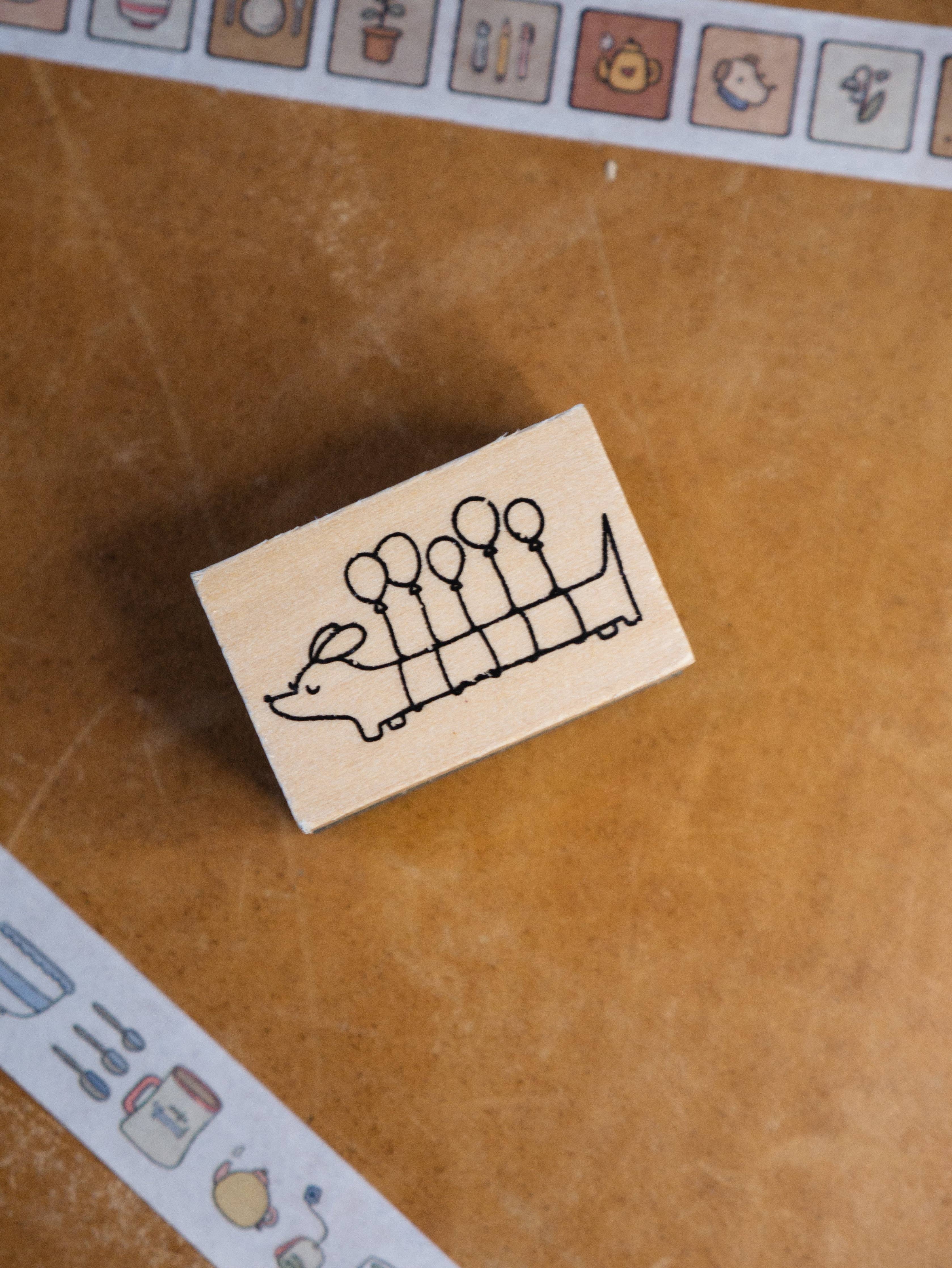 Balloonie - wooden stamp