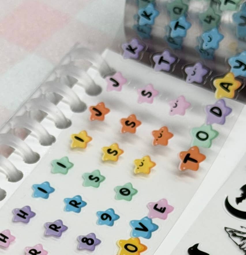 Star Letters Alphabet PET Tape
