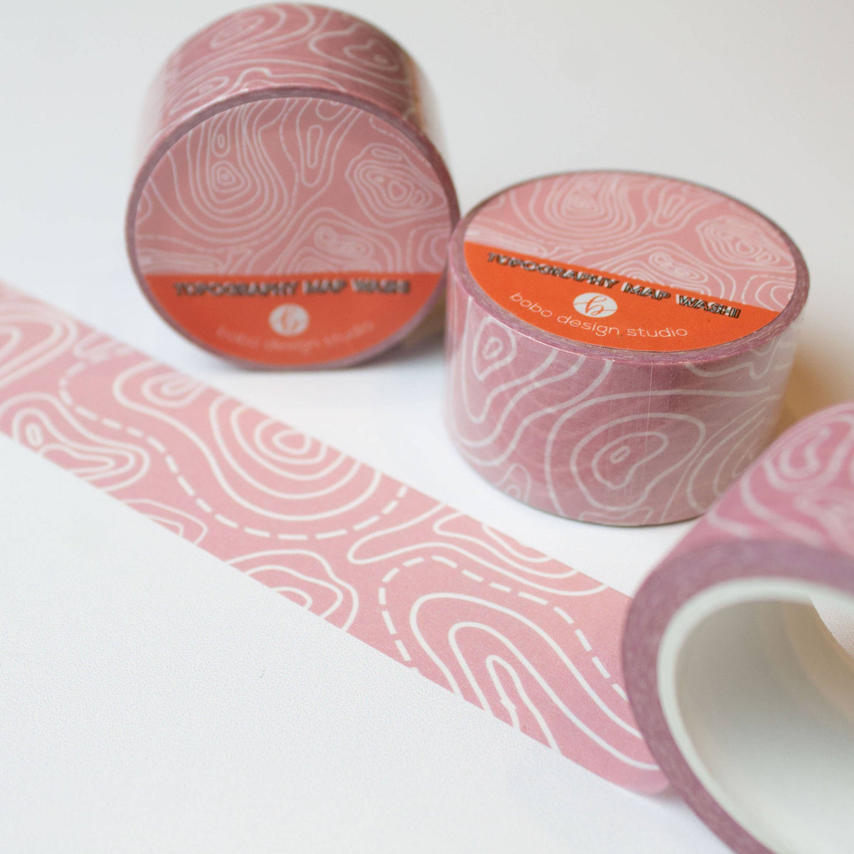 Topography - Washi Tape - 1"