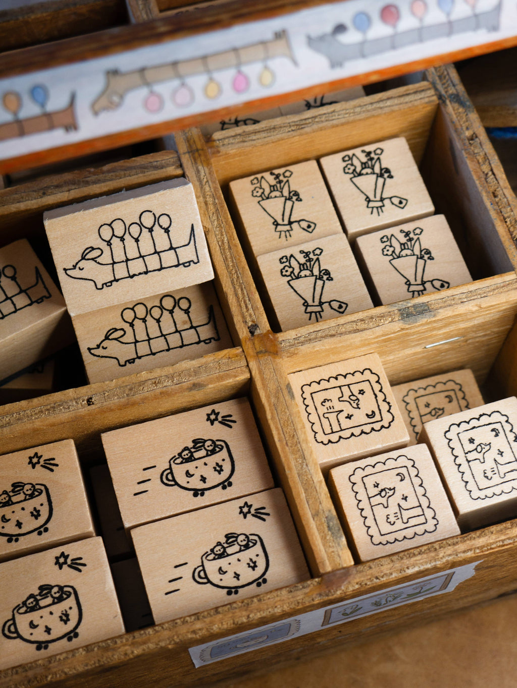 Balloonie - wooden stamp