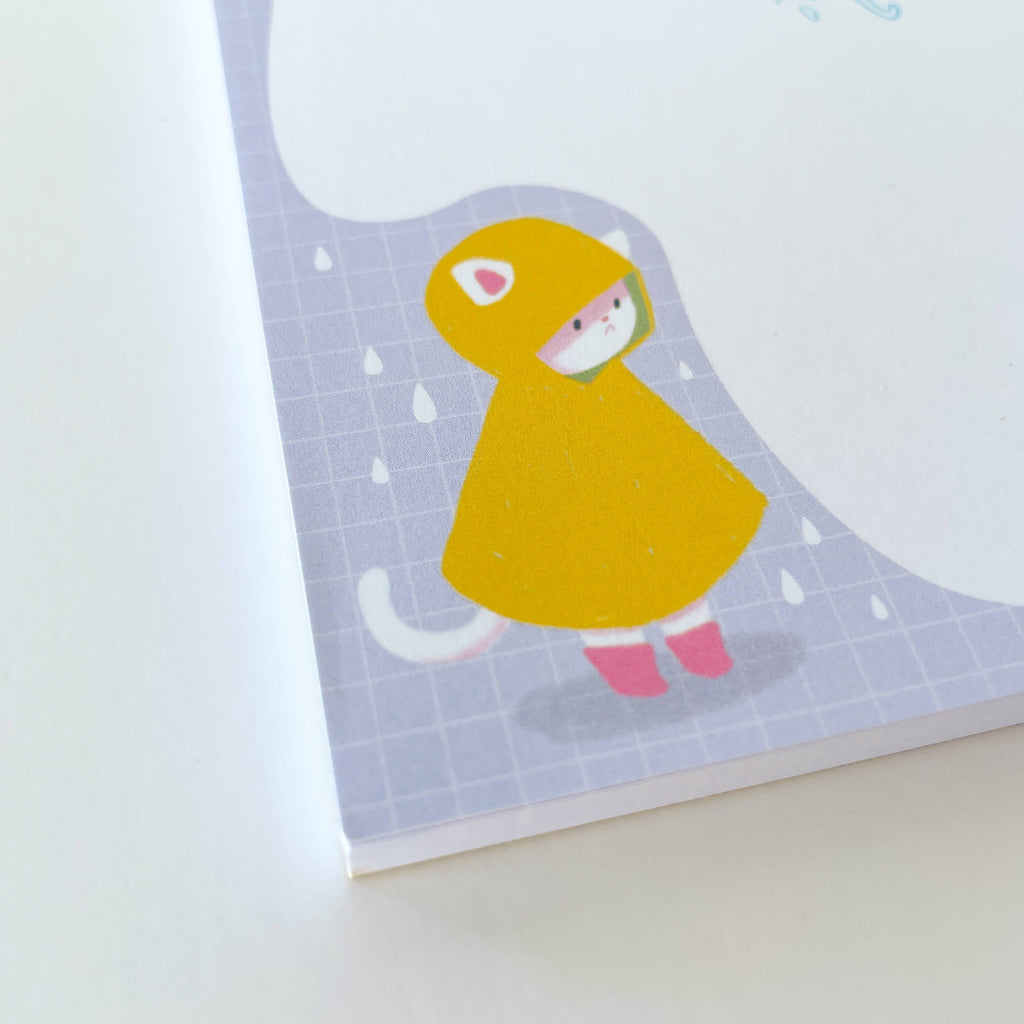 Rainy Cat Notepad - Memopad
