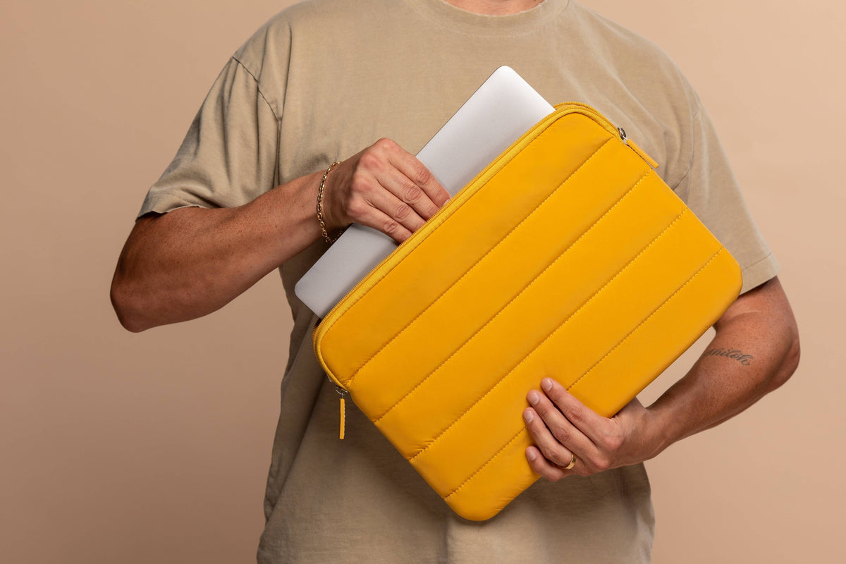 Puffer Laptop Sleeve - 2 sizes  - 6 colors 