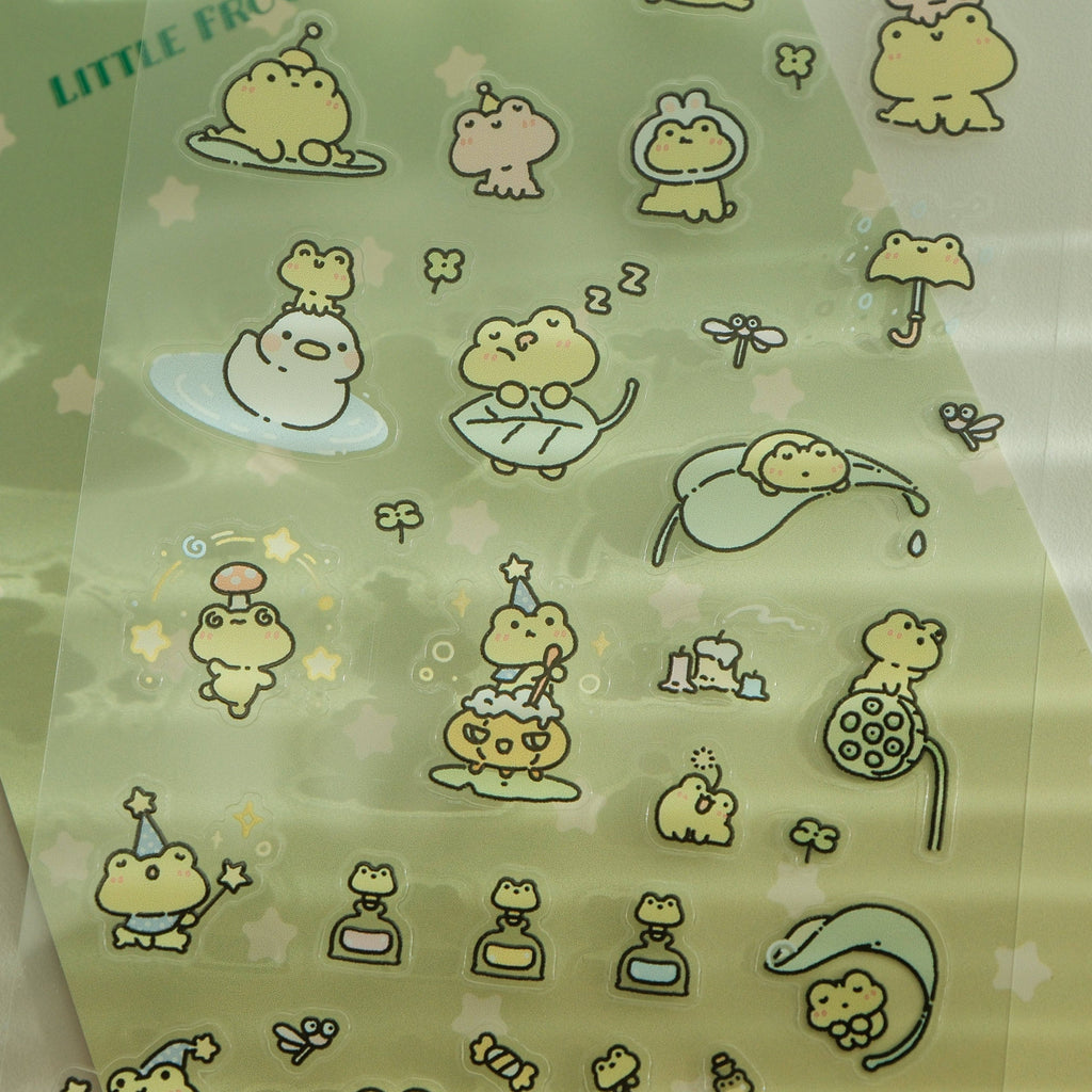 Little Frog Witch Sticker Sheet