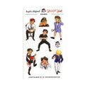 BTS DOPE Sticker Sheet