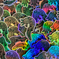 Holographic Axolotl Sticker