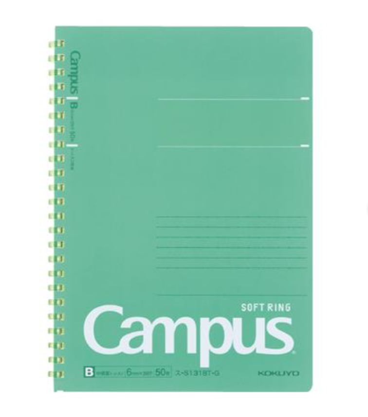 KOKUYO CAMPUS SOFTRING DOT RULED 40 SHEET NOTEBOOK