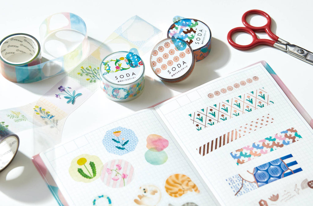 SODA Transparent Masking Tape - Glitter