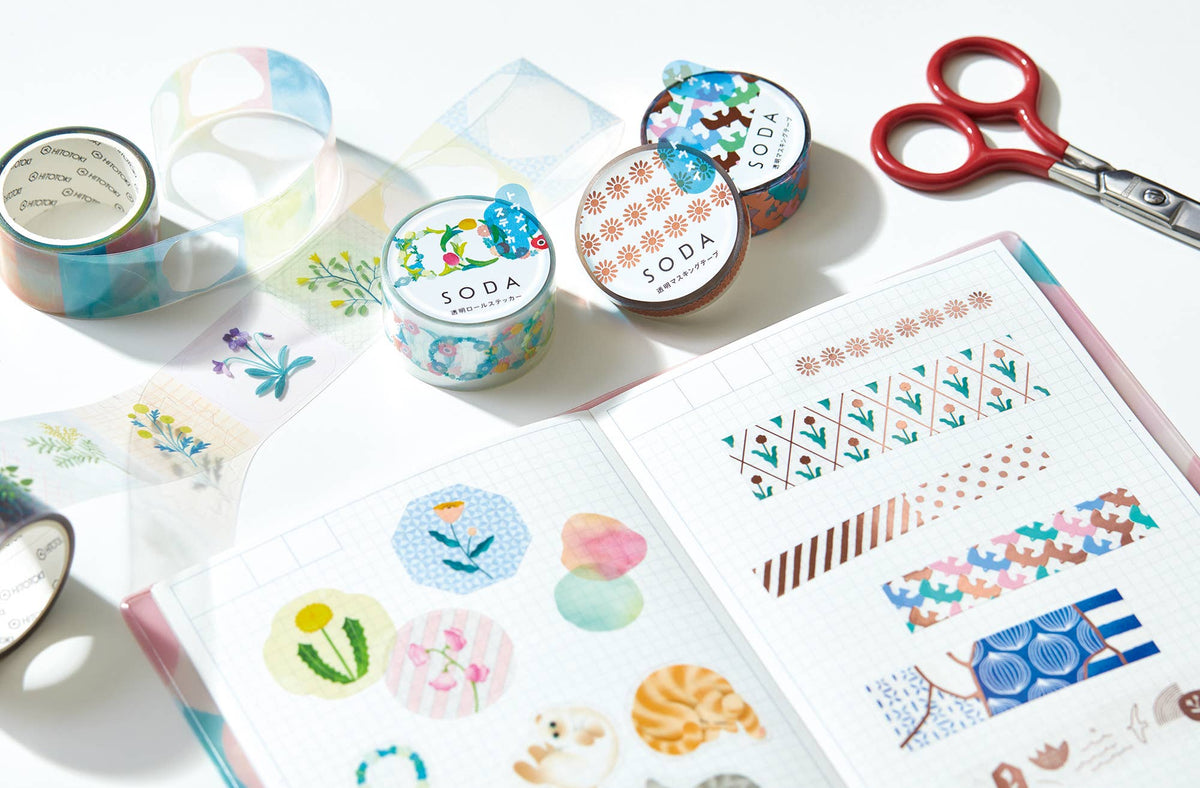 SODA Transparent Masking Tape - Glitter