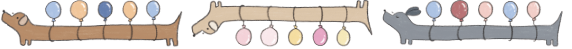 Balloon dogs - 15mm washi tape
