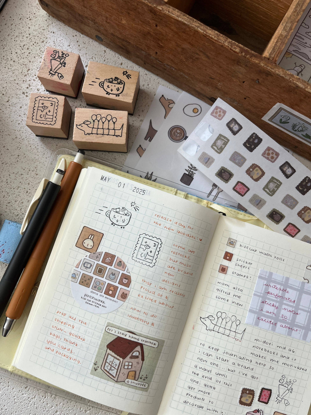 Balloonie - wooden stamp