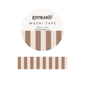 Latte Stripe - Washi Tape - 20mm
