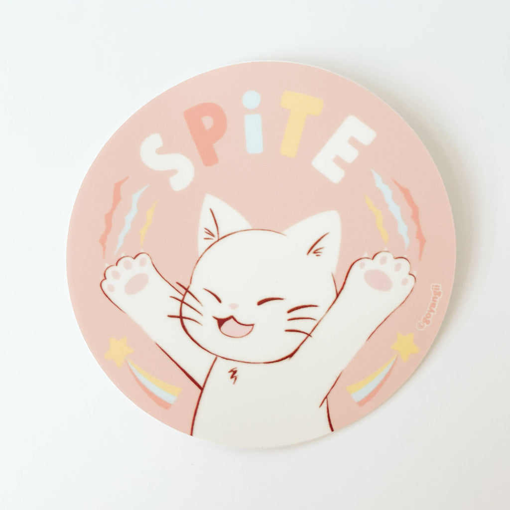 Spite Cat Waterproof Vinyl Sticker