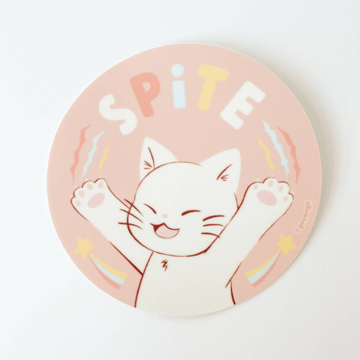 Spite Cat Waterproof Vinyl Sticker