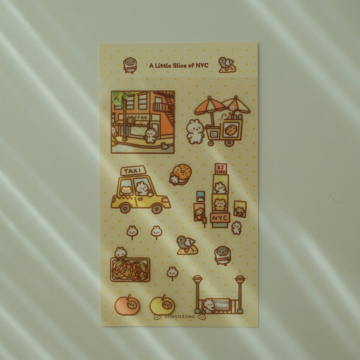 A Little Slice of NYC Mini Sticker Sheet