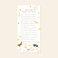 Ducks in a Row Listpad – Cute Magnetic To Do List Pad