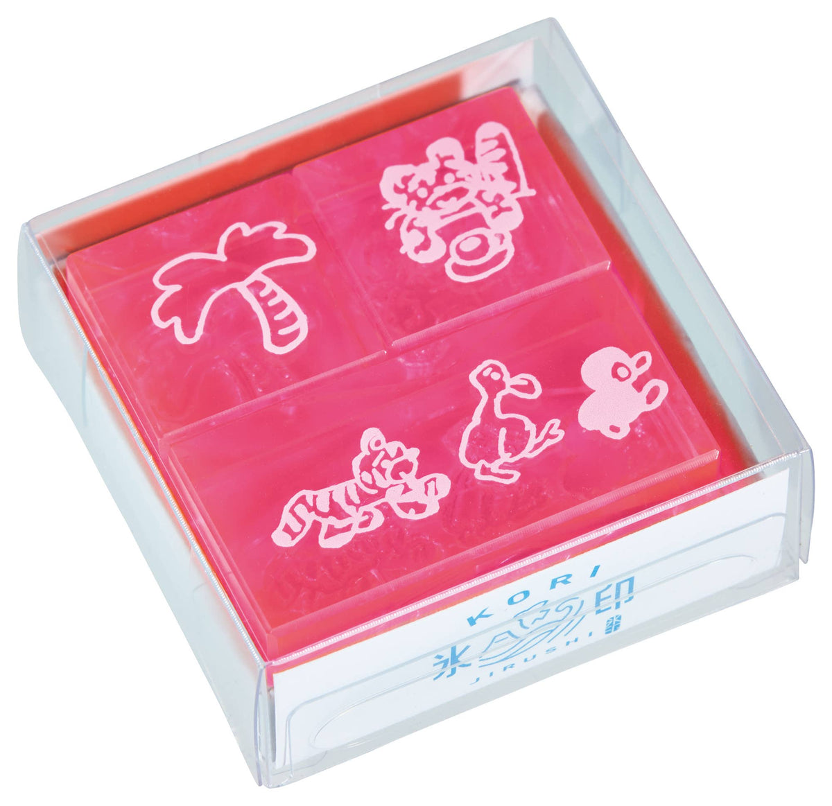 KORI JIRUSHI Color Acrylic Stamp — 3pcs Set