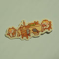 Mocha & Maple - Bunnie Island Dinner Table Series Foil Sticker