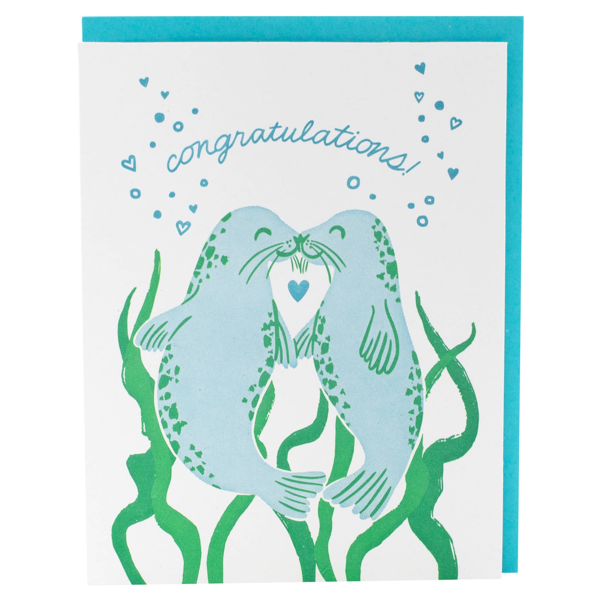 Sealed With A Kiss Wedding Card