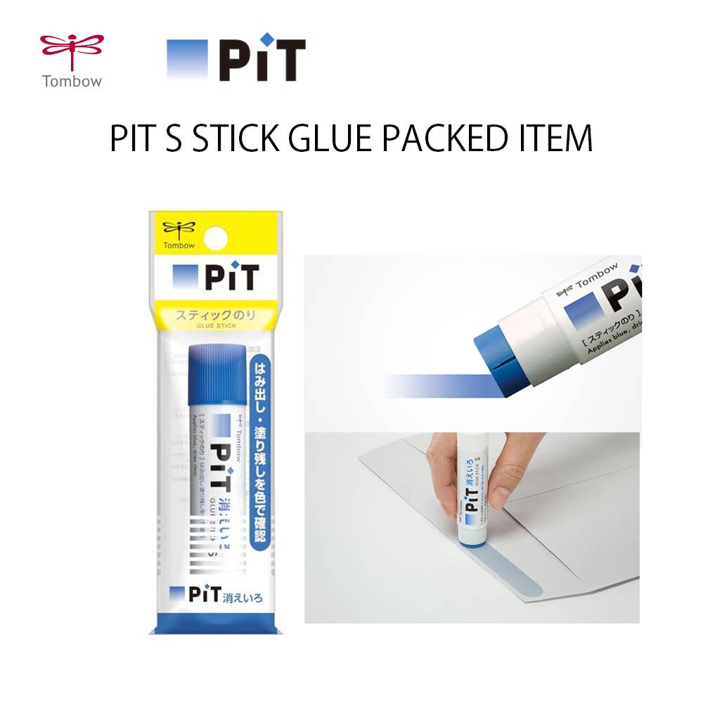 【JAPANESE STATIONERY】TOMBOW PIT S STICK GLUE PACKED ITEM
