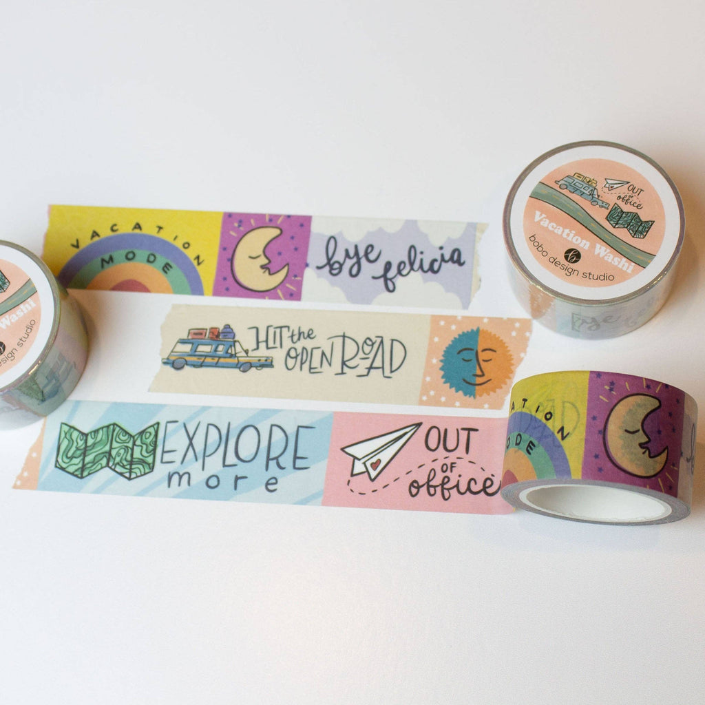 Vacation Mode - Washi Tape - 1"