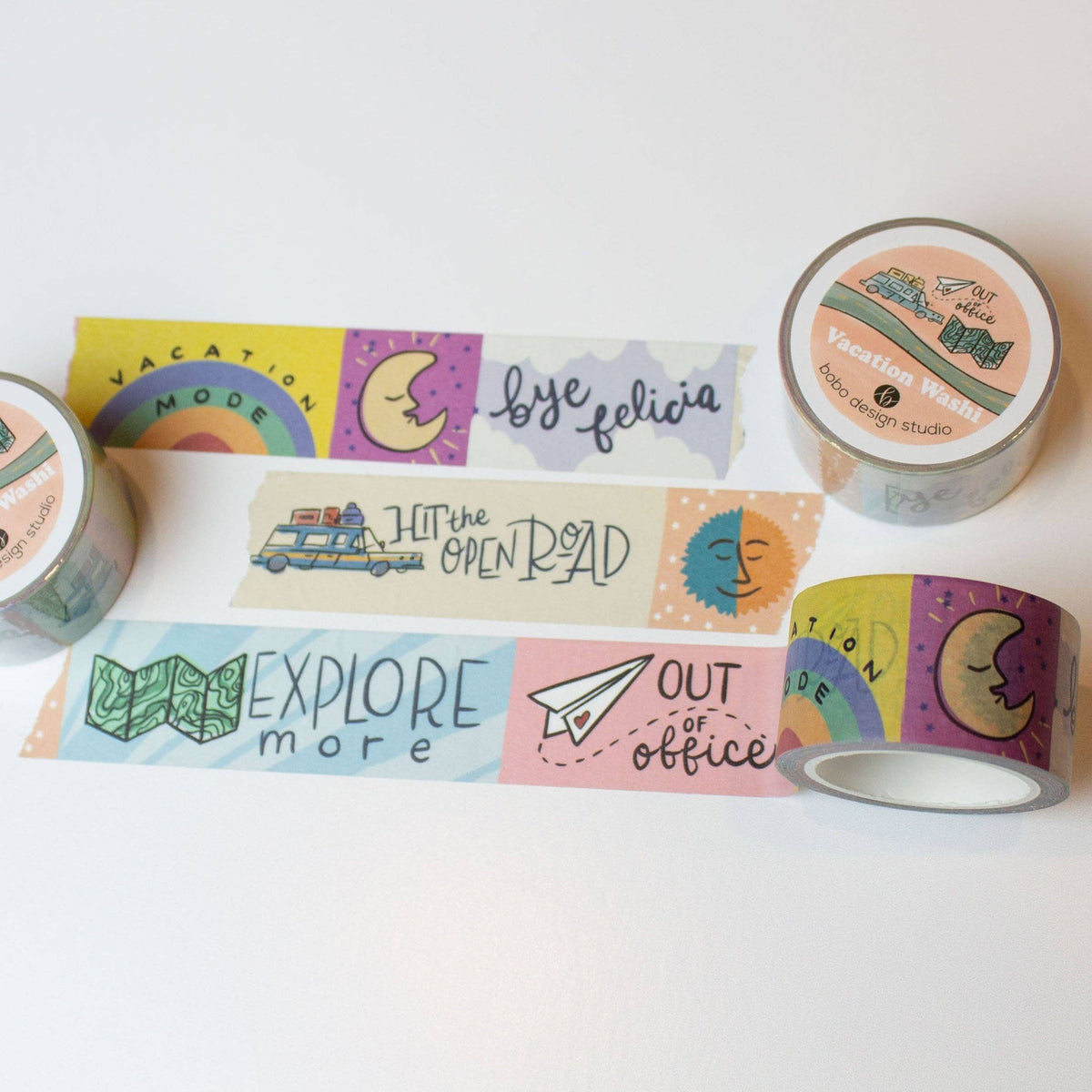 Vacation Mode - Washi Tape - 1"