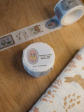 Bunny and bear - 25mm washi tape