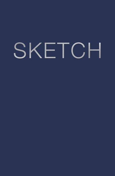 Sketch Medium Indigo Layflat Sketchbook