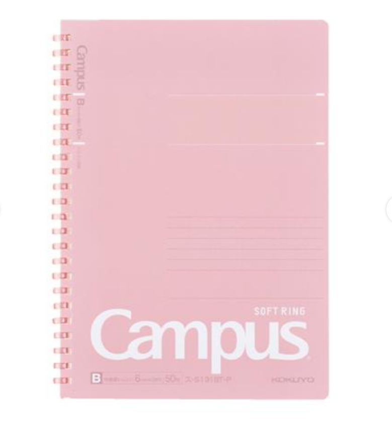 KOKUYO CAMPUS SOFTRING DOT RULED 40 SHEET NOTEBOOK