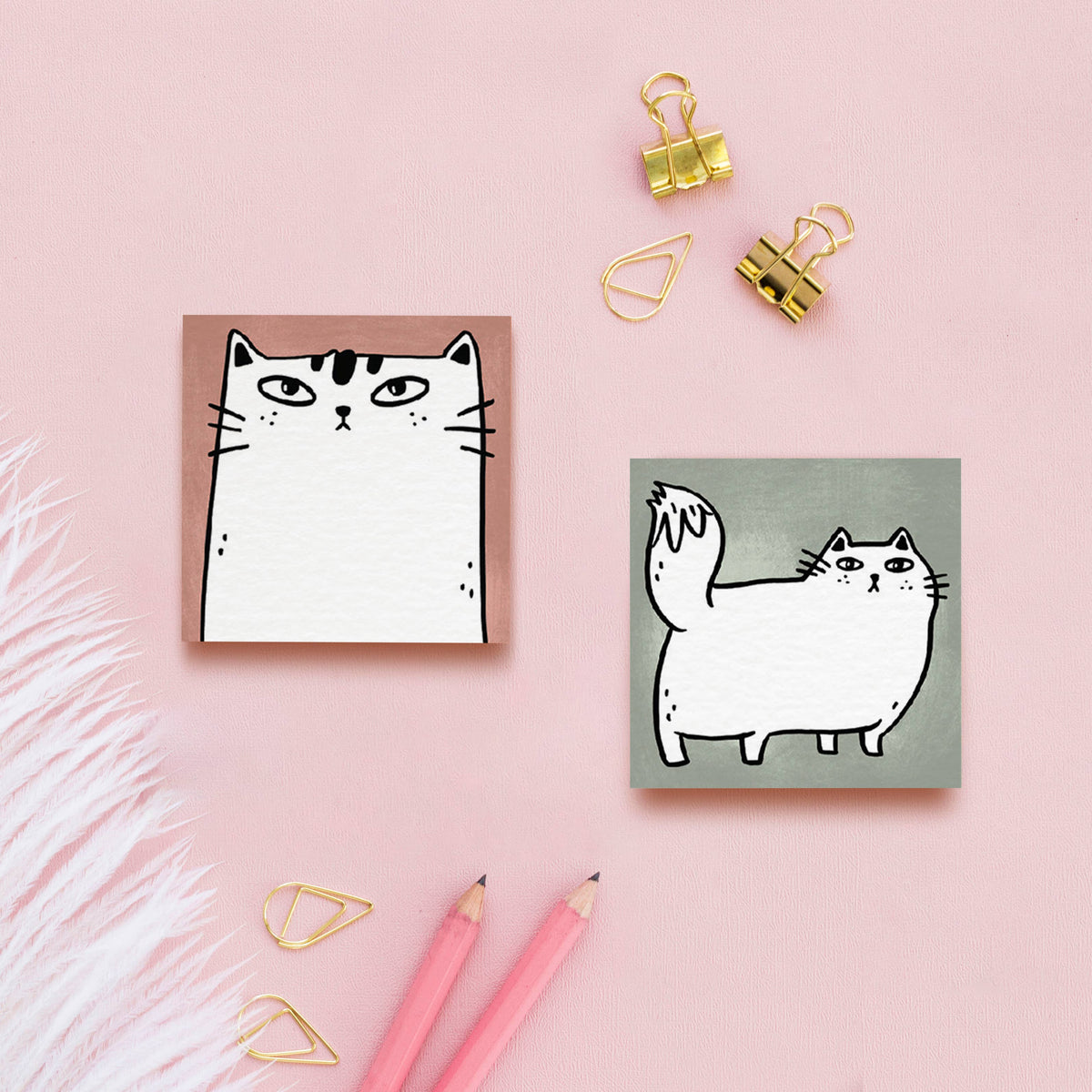 Sticky note | Meow Portrait