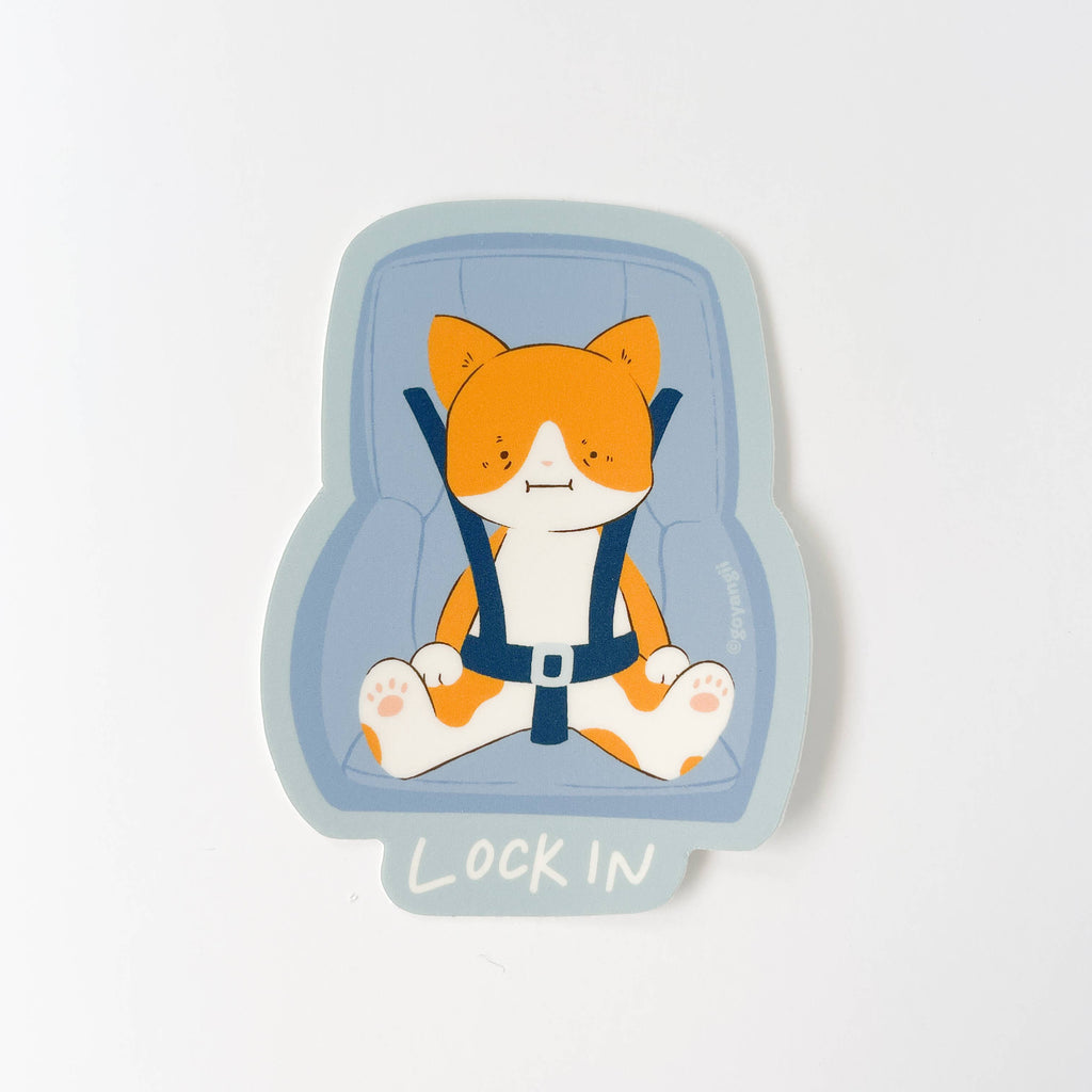 Lock In Waterproof Vinyl Sticker