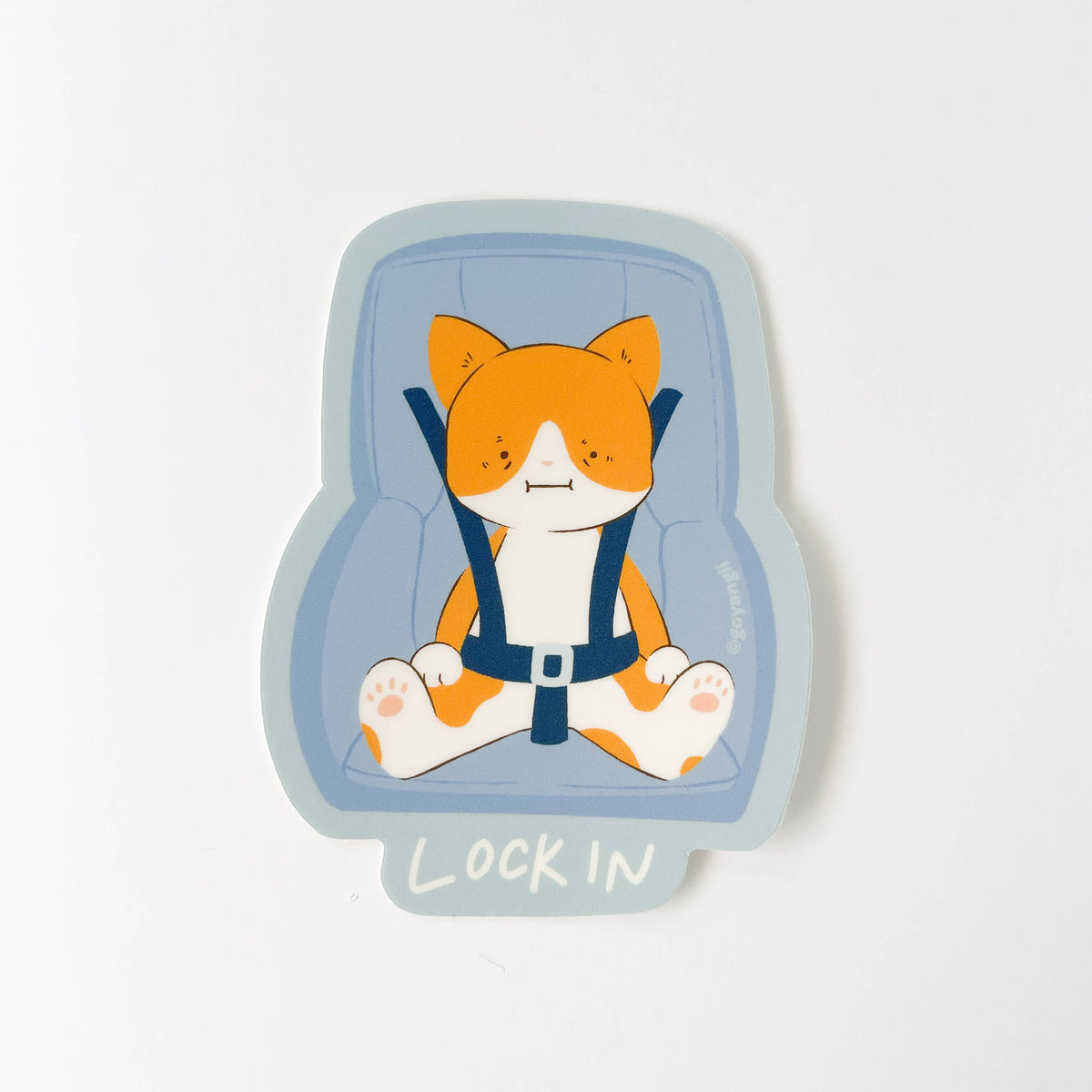 Lock In Waterproof Vinyl Sticker