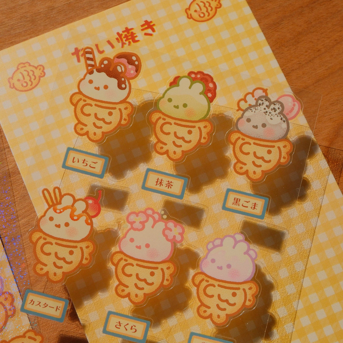 Bunny Taiyaki Sticker Sheet