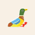 Mallard Duck Sticker – Cute Duck Vinyl Sticker