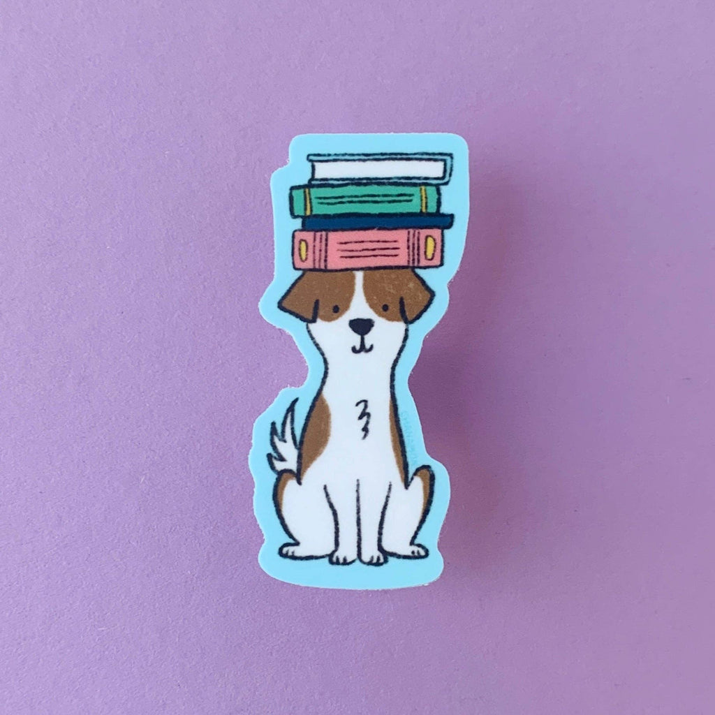 Dog Books Sticker