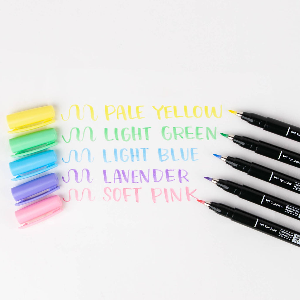 Fudenosuke Pastel Brush Pen - Open Stock
