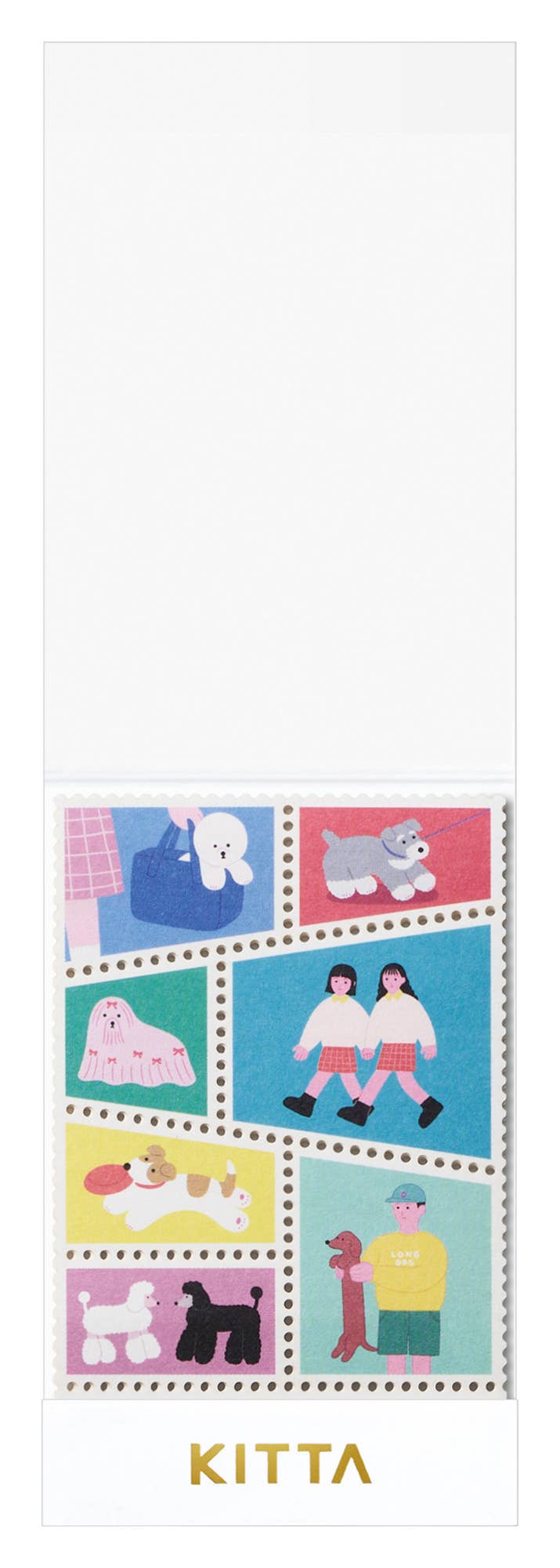 KITTA Portable Washi Decorative Tape -Stamp style-