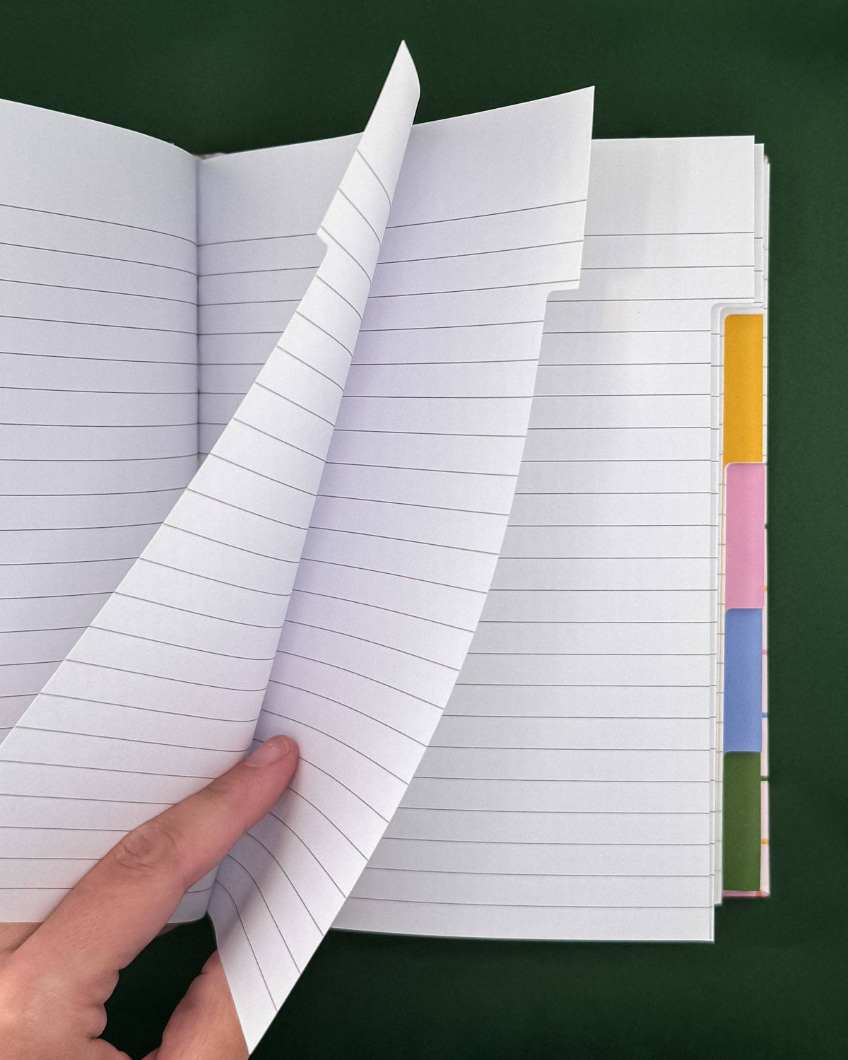 Colorful Tabbed Notebook